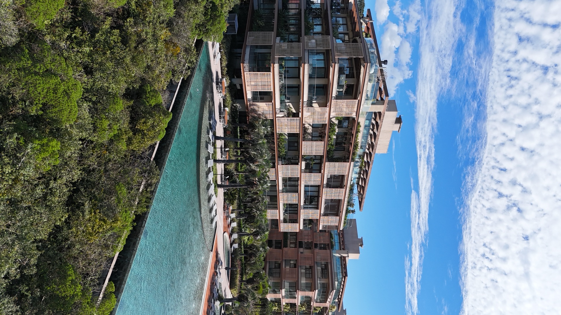 Vista aérea do Bravíssima Private Residence na Praia Brava, Itajaí SC